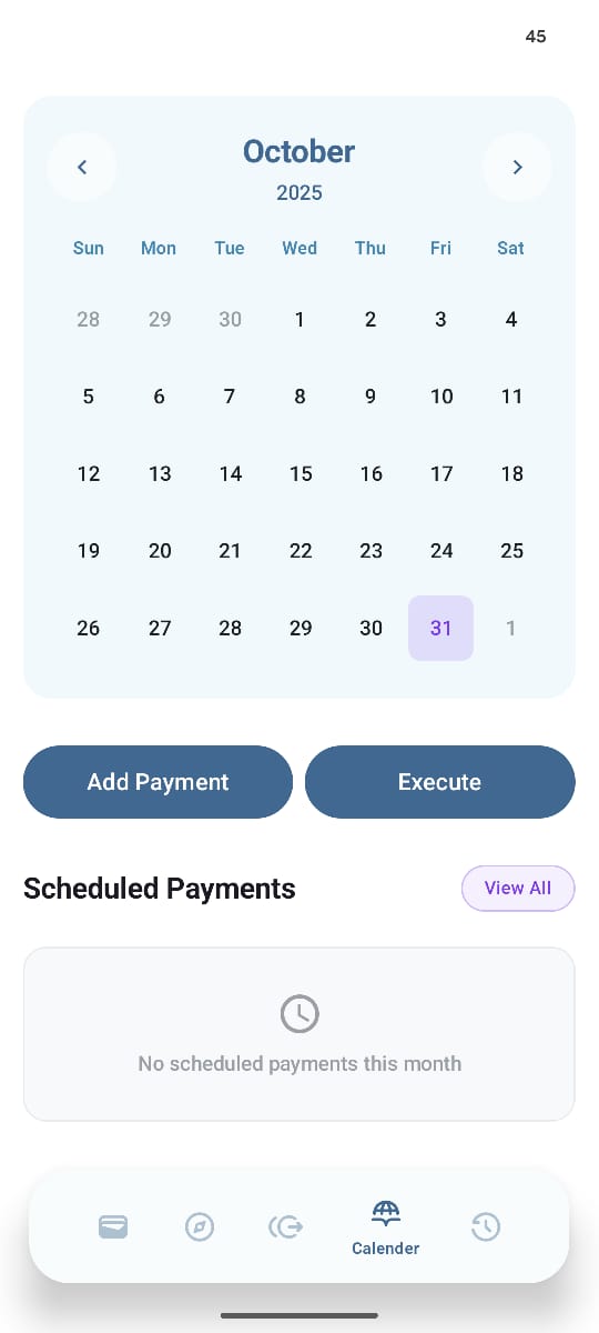 Scheduled Payments